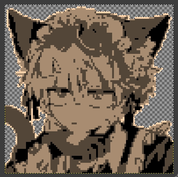 The same but with no dithering. This is the worst.