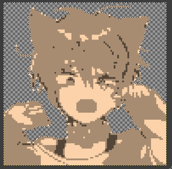 The same but with no dithering. This is the worst.